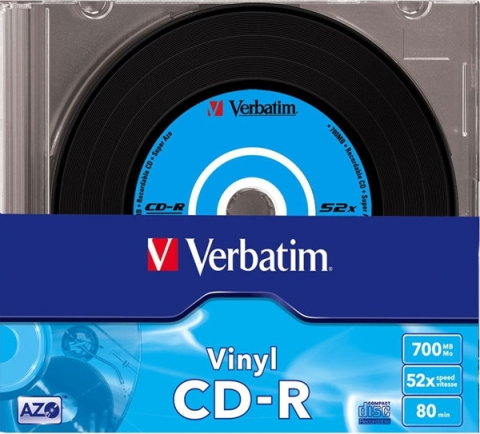 Medii de stocare - CD-R VERBATIM 700MB ,  80min ,  viteza 52x ,  PACK Slim case 10 buc ,  Cod Produs: 43426