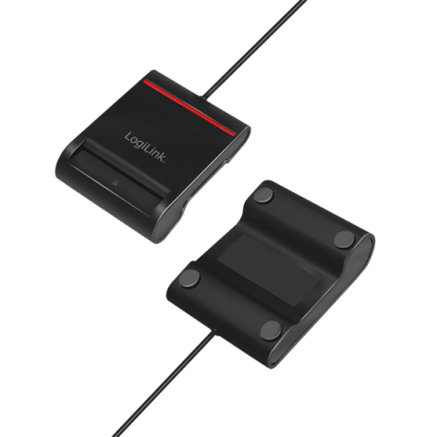 CITITOR DE CARDURI LOGILINK ,  pentru smart ID ,  USB 2.0 ,  0.9m ,  negru ,  Cod Produs: CR0047 [1]