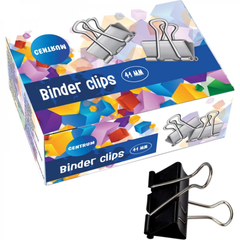 Ace, capse, agrafe, clipsuri, pioneze - Clips metalic  41mm 12 buc/cutie