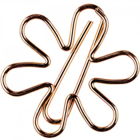 Ace, capse, agrafe, clipsuri, pioneze - Clips metalic "FLOARE" 28mm