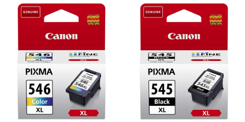 Cartuse originale Canon - Combo-Pack Cartus Canon PG-545 XL Black (400 pagini) si CL-546 XL (300 pagini) Color (C/M/Y) ( 8287B006 ) ; Cartus cerneala OEM