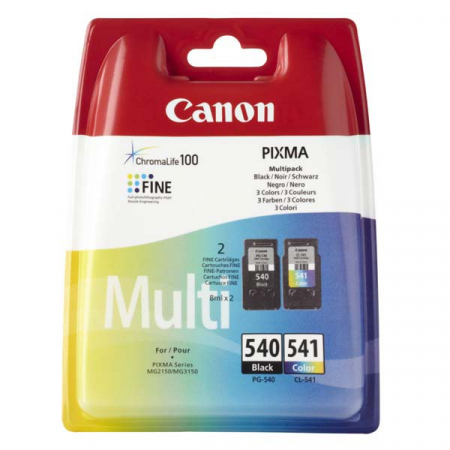 Cartuse originale Canon - Combo-Pack Cartus PG-540 (8ml) Black si CL-541 (8ml) Color (C/M/Y) Cartus cerneala OEM