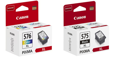 Cartuse originale Canon - Combo-Pack Cartus PG-575 XL Black (400 pagini) si CL-576 XL Color (300 pagini) (C/M/Y) Cartuse cerneala OEM