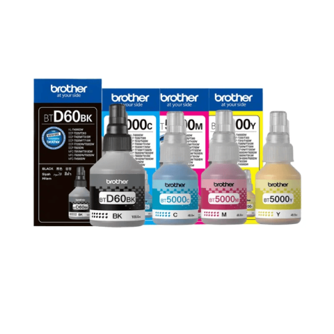 Cartuse originale - Combo-Pack Cartuse Brother BTD60 Black si BT5000 Color (C/M/Y) ; Cartuse cerneala OEM