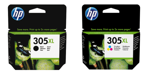 Cartuse originale HP - Combo-Pack Cartuse HP305 XL Black (240 pagini) si HP305 XL Color (200 color) (C/M/Y)  ; Cartuse cerneala OEM