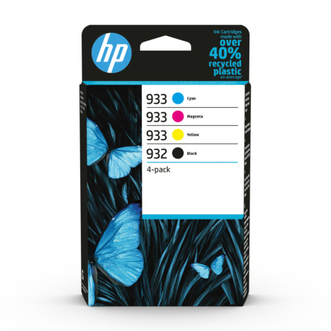 Cartuse originale - Combo-Pack Original 6ZC71AE HP CMYK, nr.932+nr.933, pentru OfficeJet 6xxx | 7xxx | , 