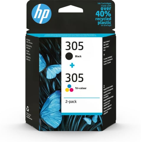 Cartuse originale - Combo-Pack Original 6ZD17AE HP Black/Color, nr.305, pentru DeskJet 2320 | 2710 | 2720 | 2721 | 2723 | Plus 4120 | Plus 4122, 