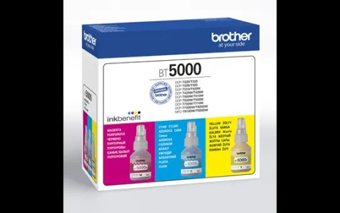Combo-Pack Original BT5000CLVAL Brother CMY,BT5000CLVAL, pentru DCP-T300 | T310 | T510 | T500 | T700 | MFC-T910, 15K, incl.TV 1.2 RON, "BT5000CLVAL" [1]