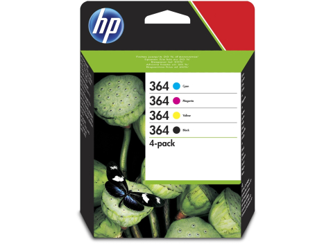 Cartuse originale HP - Combo-Pack Original N9J73AE HP CMYK , nr. 364 , pentru Photosmart 7510 | C311A | C410B | C5380 | C6380 | D5460 | C309A | C309G | C310A | B8550 , ; Imprimanta compatibila: Ph 6020,6022,WC6025,WC6027