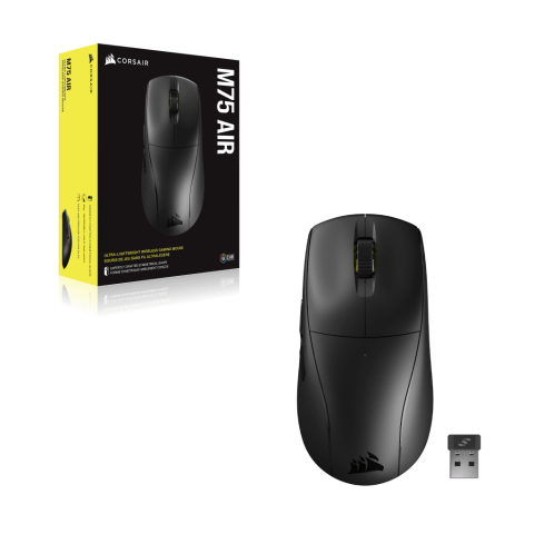 Corsair M75 AIR Wireless Ultra-Lightweight, 26000 DPI, 60g, Negru Cod Produs: CH-931D100-EU [8]