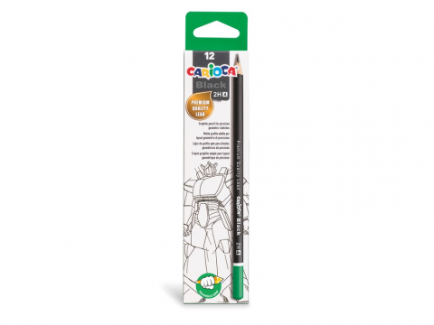 Creioane - Creion 2H Carioca 12 buc/cutie