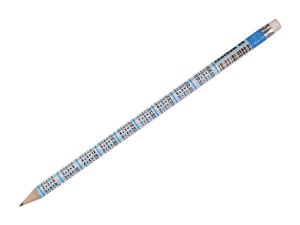 Instrumente de scris - Creion cu radiera HB cu tabla inmultirii
