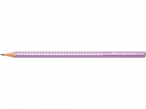 Creion grafit B triunghiular sparkle violet metalizat 2023 Faber-Castell [1]