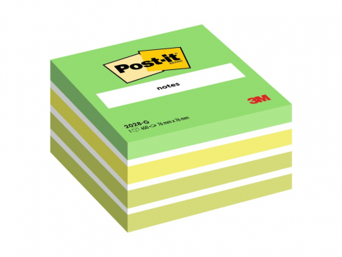 Notesuri adezive - Cub notite adezive 76 x 76 mm 450 file cub Post-it, 100% PEFC SGSCH-PEFC-COC-110078