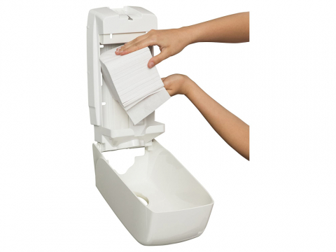 Dispenser hartie igienica pliata Kimberly-Clark Aquarius [3]