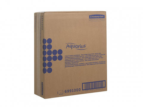 Dispenser Kimberly Clark Aquarius alb pentru hartie igienica, midi, jumbo, design elegant [3]