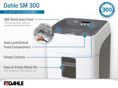 Distrugator documente cross-cut 300 foi Dahle ShredMATIC, P4 [5]