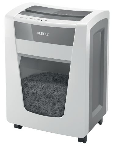 Distrugator manual documente Leitz IQ Office Pro , 15 coli , P5 , micro-cut (tip particulei) , cos 30 coli , alb , Leitz Cod Produs: 80050000 [0]