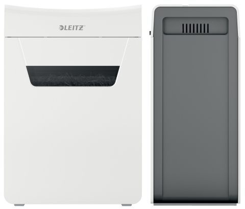 Distrugator manual documente Leitz IQ Protect 10X  ,  10 coli ,  P4 ,  cross-cut (tip confeti) ,  cos 18 litri ,  alb ,  Leitz Cod Produs: 80920000 [10]