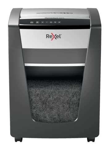 Distrugator manual documente MOMENTUM M515 ,  15 coli ,  P5 ,  micro-cut (tip particule) Rexel Cod Produs: 2104577EU [0]
