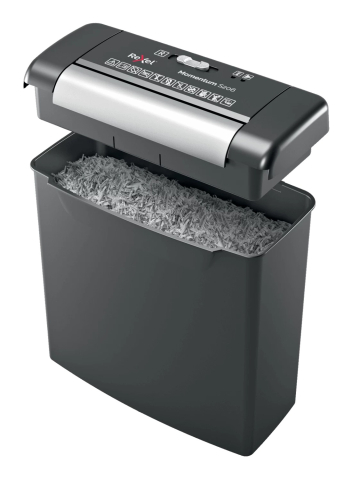 Distrugator manual documente MOMENTUM S206, 6 coli, P2, strip-cut (tip fasii) Rexel Cod Produs: 2104568EU [2]