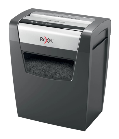 Distrugator manual documente MOMENTUM X410 ,  10 coli ,  P4 ,  cross-cut (tip confeti) Rexel Cod Produs: 2104571EU [1]