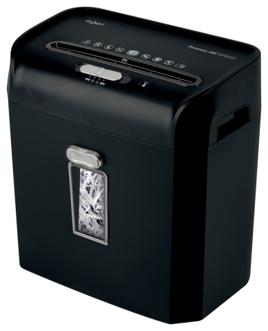 Distrugator manual documente Rexel PROMAX QS RPS812 ,  8 coli ,  P2 ,  strip-cut (tip fasii) ,  cos 12 litri ,  negru ,  Cod Produs: 2104580EU [2]