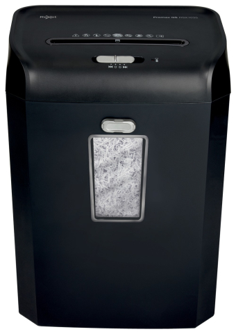 Distrugator manual documente Rexel PROMAX QS RSX1035 ,  10 coli ,  P4 ,  cross-cut (tip confeti) ,  cos 35 litri ,  negru ,  Cod Produs: 2104585EU [0]