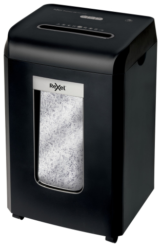 Distrugator manual documente Rexel PROMAX QS RSX1538 ,  15 coli ,  P4 ,  cross-cut (tip confeti) ,  cos 38 litri ,  negru ,  Cod Produs: 2104587EU [2]