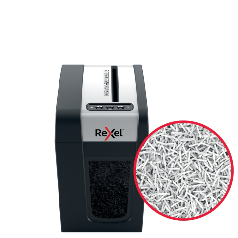 Distrugator manual documente Rexel SECURE MC3 Slim ,  3 coli ,  P5 ,  micro-cut (tip particule) ,  cos 10 litri ,  negru-argintiu ,  Cod Produs: 2020131EU [3]