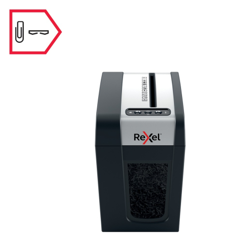 Distrugator manual documente Rexel SECURE MC3 Slim ,  3 coli ,  P5 ,  micro-cut (tip particule) ,  cos 10 litri ,  negru-argintiu ,  Cod Produs: 2020131EU [4]