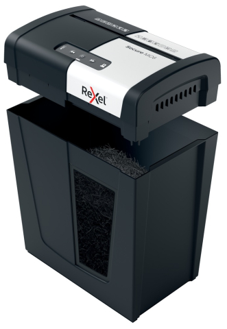 Distrugator manual documente Rexel SECURE MC6 ,  6 coli ,  P5 ,  micro-cut (tip particule) ,  cos 18 litri ,  negru-argintiu ,  Cod Produs: 2020130EU [8]
