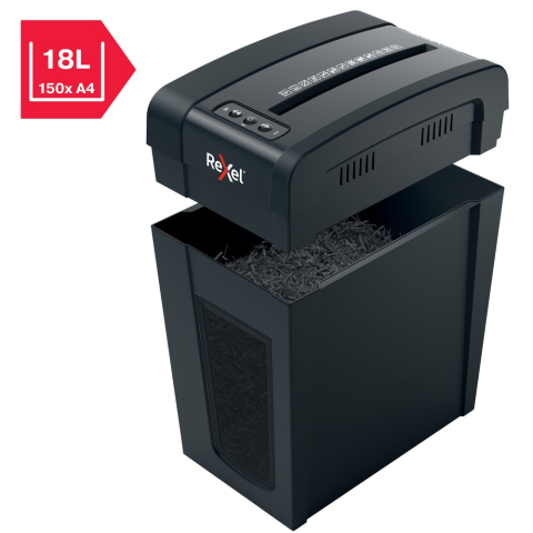 Distrugator manual documente Rexel SECURE X10 Slim ,  10 coli ,  P4 ,  cross-cut (tip confeti) ,  cos 18 litri ,  negru ,  Cod Produs: 2020127EU [2]