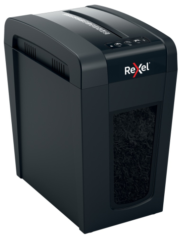 Distrugator manual documente Rexel SECURE X10 Slim ,  10 coli ,  P4 ,  cross-cut (tip confeti) ,  cos 18 litri ,  negru ,  Cod Produs: 2020127EU [10]
