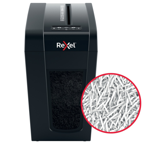 Distrugator manual documente Rexel SECURE X10 Slim ,  10 coli ,  P4 ,  cross-cut (tip confeti) ,  cos 18 litri ,  negru ,  Cod Produs: 2020127EU [3]