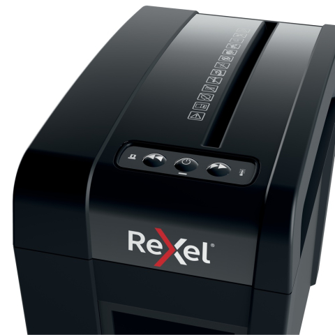 Distrugator manual documente Rexel SECURE X6 Slim ,  6 coli ,  P4 ,  cross-cut (tip confeti) ,  cos 10 litri ,  negru ,  Cod Produs: 2020125EU [11]