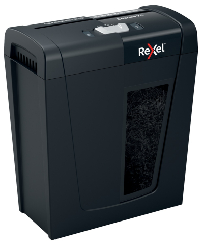 Distrugator manual documente Rexel SECURE X8 ,  8 coli ,  P4 ,  cross-cut (tip confeti) ,  cos 14 litri ,  negru ,  Cod Produs: 2020123EU [10]