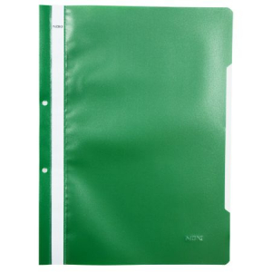 Dosare din plastic - Dosar cu sina si gauri Noki - Verde