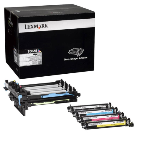 Cartuse originale - Drum Kit 70C0Z50 Original Lexmark CMYK, 70C0Z50, pentru C2132 | Cs310 | CS410, 40K