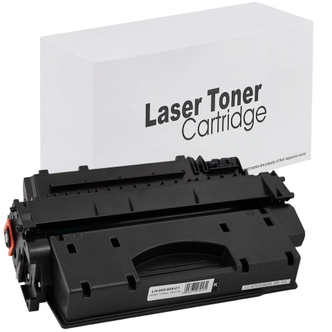 Cartuse compatibile cu HP - Cartus compatibil HP CE505X CU CHIP Laser Culoare: negru Numar Pagini: 6500