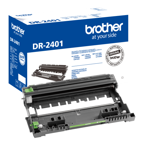 Drum Unit DR2401 Original Brother Black, DR2401, pentru DCP-L2512 | L2532 | L2552 | HL-L2312 | L2352 | L2372 |  MFC-L2712 | L2732 | L2752, 12K [1]