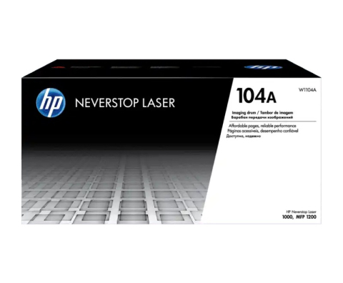 Cartuse originale HP - Drum Unit W1104A Original HP Black, nr.104A, pentru NeverStop LaserJet 1000 | 1200, 20K