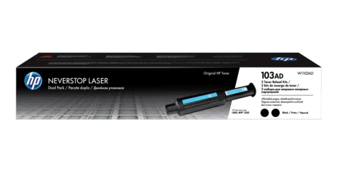 Cartuse originale - Dual-Pack Original W1103AD HP Black, nr.103AD, pentru NeverStop LaserJet 1000 | 1200, 5K