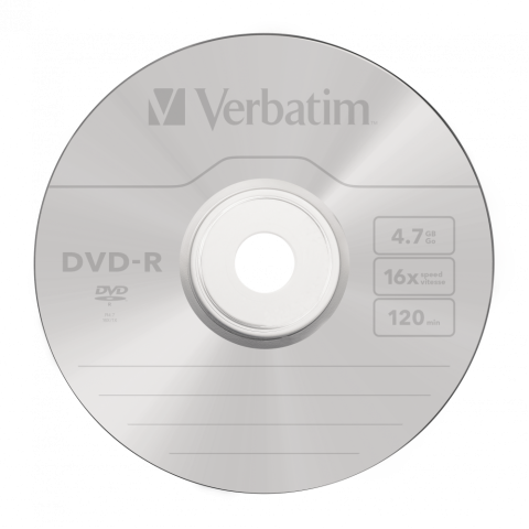 Electronice - DVD-R VERBATIM, 4.78GB, VITEZA 16X, MATT SILVER SURFACE, JEWEL CASE, 1 BUC, Cod Produs: 43519