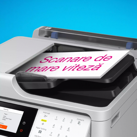 Epson WF - C5890DWF - Multifunctional inkjet color A4, DUPLEX AUTOMAT, 25 ppm, USB, Retea, Wi-Fi, cu FAX [3]