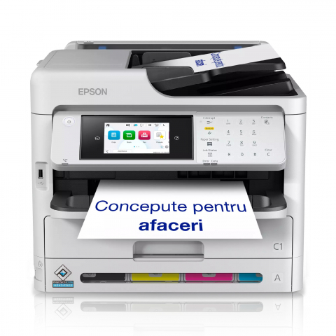 Echipamente de printare si scanare - Epson WF - C5890DWF - Multifunctional inkjet color A4, DUPLEX AUTOMAT, 25 ppm, USB, Retea, Wi-Fi, cu FAX