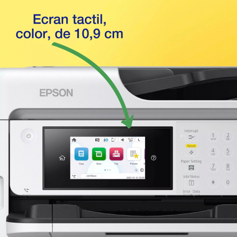 Epson WF - C5890DWF - Multifunctional inkjet color A4, DUPLEX AUTOMAT, 25 ppm, USB, Retea, Wi-Fi, cu FAX [7]