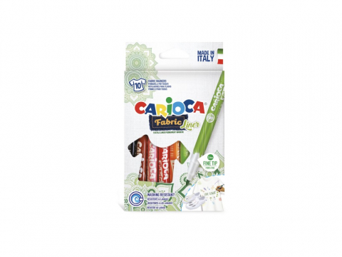 Carioci - Fineliner Carioca Fabric 10/set