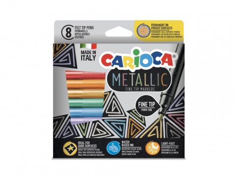 Carioci - Fineliner Metalic Carioca 8/set