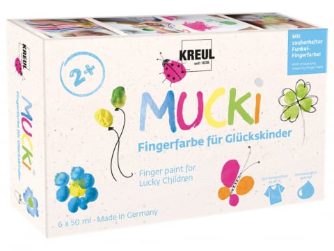 Mucki - Finger paint Mucki Children of Fortune 50 ml 6 culori/set